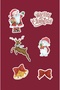 New Year Christmas Cake Decoration Set - 2