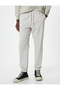 Jogger Pants Lace Waist Pocket Detailed Cotton - 3