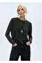 Round Neck Glitter Sweater