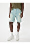 Oversize Denim Shorts Bermuda Ripped Cotton - 3