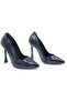 Feles 10 cm heeled stiletto women's high heel shoes navy blue - 2