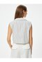 Cotton Crop Sleeveless Shirt - Loose Fit - 4
