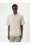 Short Sleeve Shirt Pocket Detailed Buttoned Classic Collar - 3