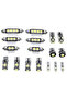 14Pcs Set Brand New Universal Car Interior Light T10 1156 Festoon 31 42mm Upgrade Kit for Auto Inter - 7