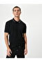 Slim Fit Polo T-Shirt Short Sleeve Stripe Detailed Cotton