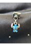 Silver Color Italian Charm Stainless 316L Clear Steel - 2