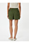Comfortable Aerobin Fabric - Pocketed Shorts, Tie Waist - 4
