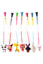 5Pcs Random Patterns 5Pcs Golf Tees With Handmade Rope Prevent loss Different Cartoon Pattern Golf