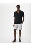 Bermuda Shorts Chino with Pockets and Leg Detail Linen Blend - 2