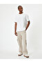 Cargo Pocket Gabardine Trousers High Waist Buttoned - 2