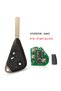 jingyuqin 433MHz 4D62 Remote Car Key For Subaru Forester Impreza Liberty Outback 2004-2009 Tribec... - 5