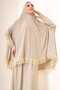 Seasonal Double Piece Women's Hijab Embroidered Prayer Dress, Anti-Sweat Prayer Suit - 3