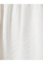 Sleeveless Viscose Long Dress Lined Skirt Hem Ruffles Crew Neckline - 6