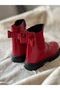 Red Leather Patent Leather - 3