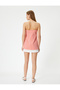 Mini Strapless Dress Layered Look Cotton - 4