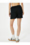 Elastic Waist Shorts Mini Viscose Blended - 4