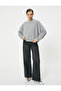 Basic Sweatshirt Crew Neck Modal Blended