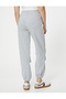 Jogger Pants with Tie Waist Pockets and Elastic Legs - 4