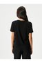 Printed T-Shirt Crew Neck Short Sleeve Cotton - 4