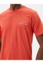 Slogan Printed T-Shirt Slim Fit Crew Neck Short Sleeve Cotton - 5