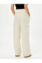 Parachute Pants with Cargo Pocket, Elastic Waist and Stopper - 4