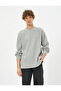 4wam70058mk 037 Gray Men's Cotton Jersey Sweater