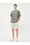 Basic Bermuda Shorts with Lace Waist and Pocket Detail - 2