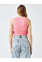 Crop Athlete Window Detailed Crew Neck Cotton - 4