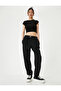 Cargo Jogger Sweatpants with Pockets and Belt Detail