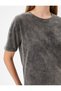 Cotton Oversize T-Shirt - Short Sleeve, Crew Neck, Pale Effect - 5