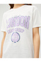 Printed T-Shirt Crew Neck Short Sleeve Cotton - 5