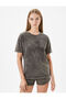 Cotton Oversize T-Shirt - Short Sleeve, Crew Neck, Pale Effect - 3