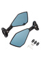 Motorcycle Back Universal Aluminum Scooters Racer Rearview Side View Mirror For Honda kawasaki Ya... - 6