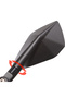 Motorcycle Back Universal Aluminum Scooters Racer Rearview Side View Mirror For Honda kawasaki Ya... - 3