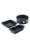 Granite 3Pcs Bakeware Set (23Cm Sq Cake Tin & 23Cm Loaf Tin / 18Cm Springform Cake Tin)