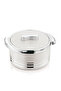 Omega Hot Pot Stainless Steel Casserole 3 pcs set 1500 + 2200 + 3300m  - Silver - 5