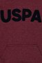 Children's Burgundy Basic Hooded Sweatshirt 50269419-Vr014 - 3