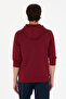 Men's Burgundy Basic Sweatshirt 50269426-VR014 - 5