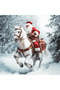 Gift Duvet Cover Santa Claus 3D Printed Single Duvet Cover Set - 3