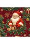 Gift Duvet Cover Bedding Santa Claus Patterned Double Duvet Cover Set - 3