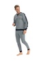 U.S. Polo Assn. Men's Elastic Leg Gray Detail Pajamas Set 2810Ic.A.1.St8.Ra8.Pl.1.U.3.S.02311Km - 3