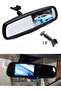 Mirror Screen Mount Car Front Rear View Camera Monitor Bracket Auto Brighenss Dimming TFT LCD for... - 7