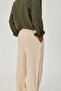 Men's Trousers Loose Fit Cream Linen Loose Fit - 3