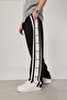 Men's Sweatpants Letter Black Oversize Striped Loose Fit
