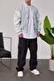 Men's Jean Trousers Washable Seasonal Blue Loose Fit Denim - 2
