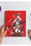 دفتر ملاحظات حلزوني من Twisted Wonderland مقاس A5 (50 ورقة)