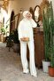 Women's Winter Split Detailed Trousers Knitwear Set