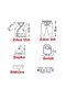 Baby Boy Bodysuit Set, Navy Blue 5 Piece Crown Embroidered Combed Cotton Newborn Hospital Discharge Set - 2