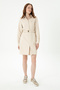 Women's Cream Mini Size Woven Dress 50271162-Vr071
