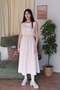 Cream 2 Yarn Dress & Cardigan Set - 7